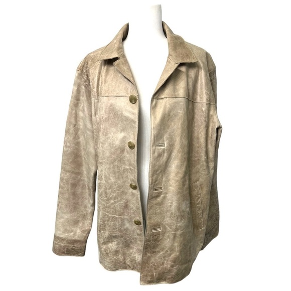 M.Julian Wilsons The Leather Expert Vintage Tan Jacket - Size Large - Picture 2 of 16